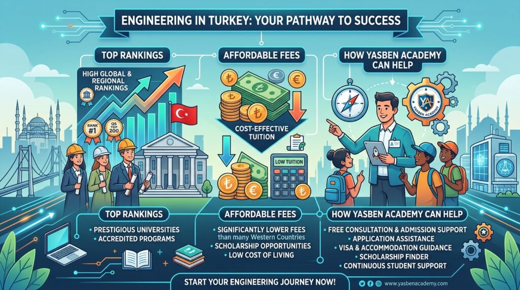 "Turkey'de mühendislik eğitimi en iyi üniversiteler"